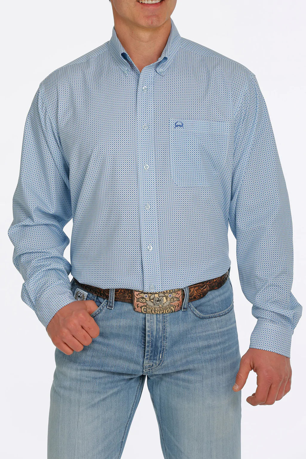 Arenaflex MTW1862012 Cinch Light Blue Shirt