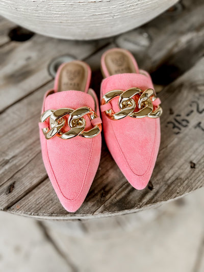 Pink Loafer w Chain