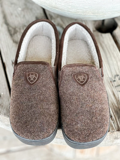 Ariat MNS Brown Lincoln Slippers
