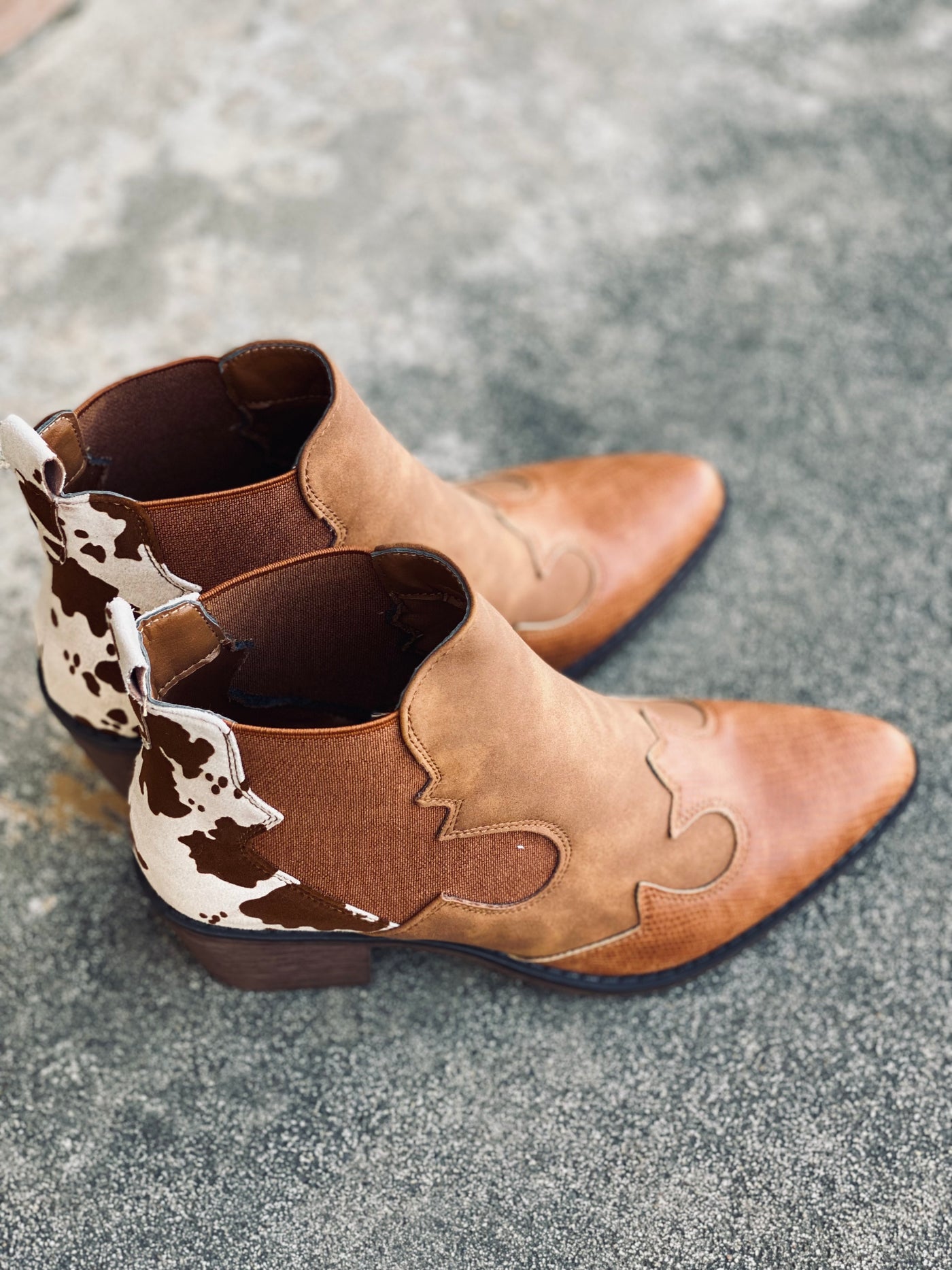 Brown Cow Booties