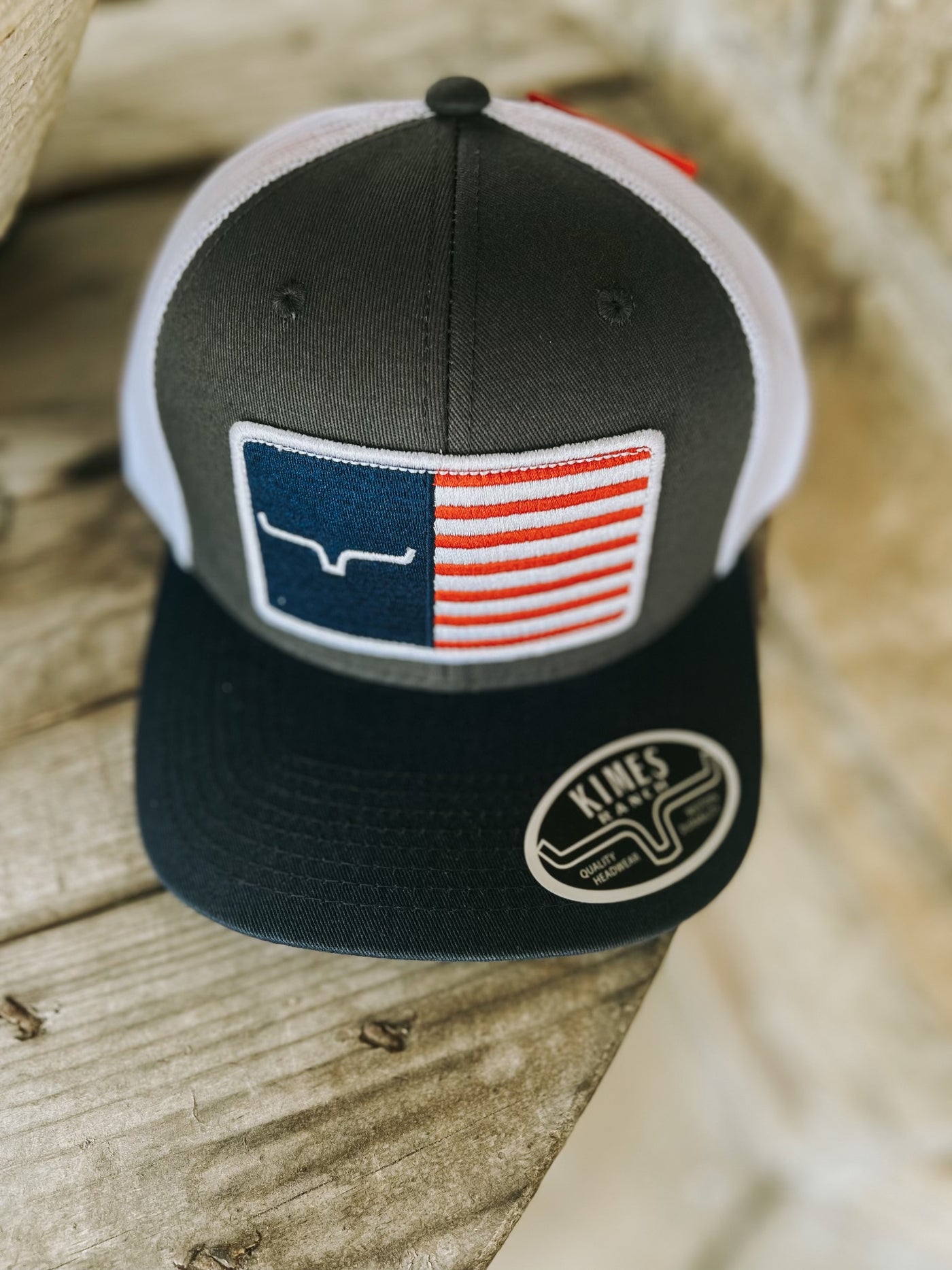 Kimes Ranch American Trucker Hat Charcoal