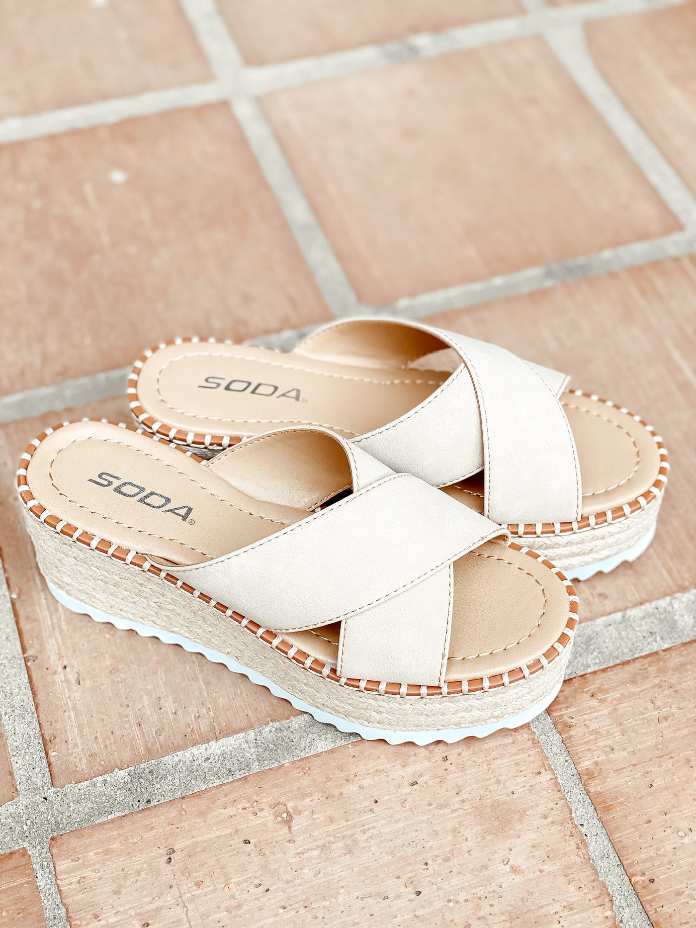 Summer Blonde Platform Sandals