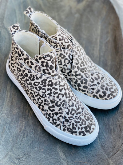 Florence Cream Leopard Sneaker