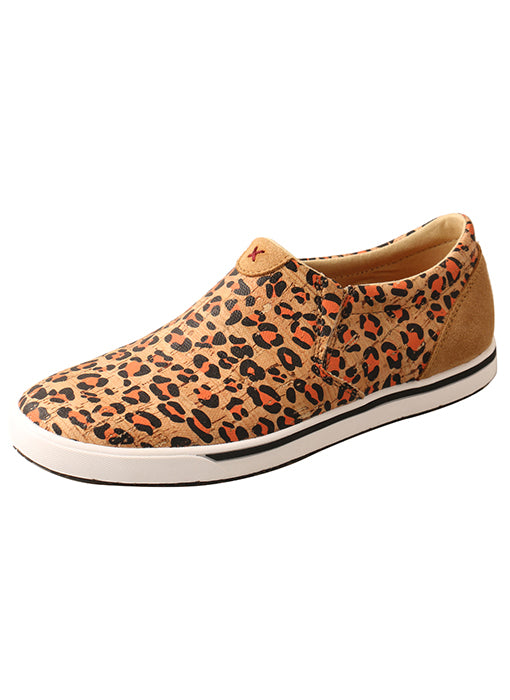 Twisted X Cheetah Cork Slip on Shoes