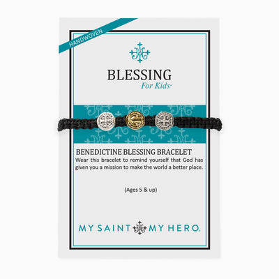 Benedictine Blessing Kids Bracelet by My Saint My Hero