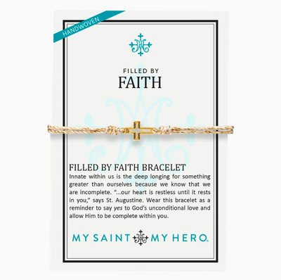Filled by Faith Bracelet by My Saint My Hero