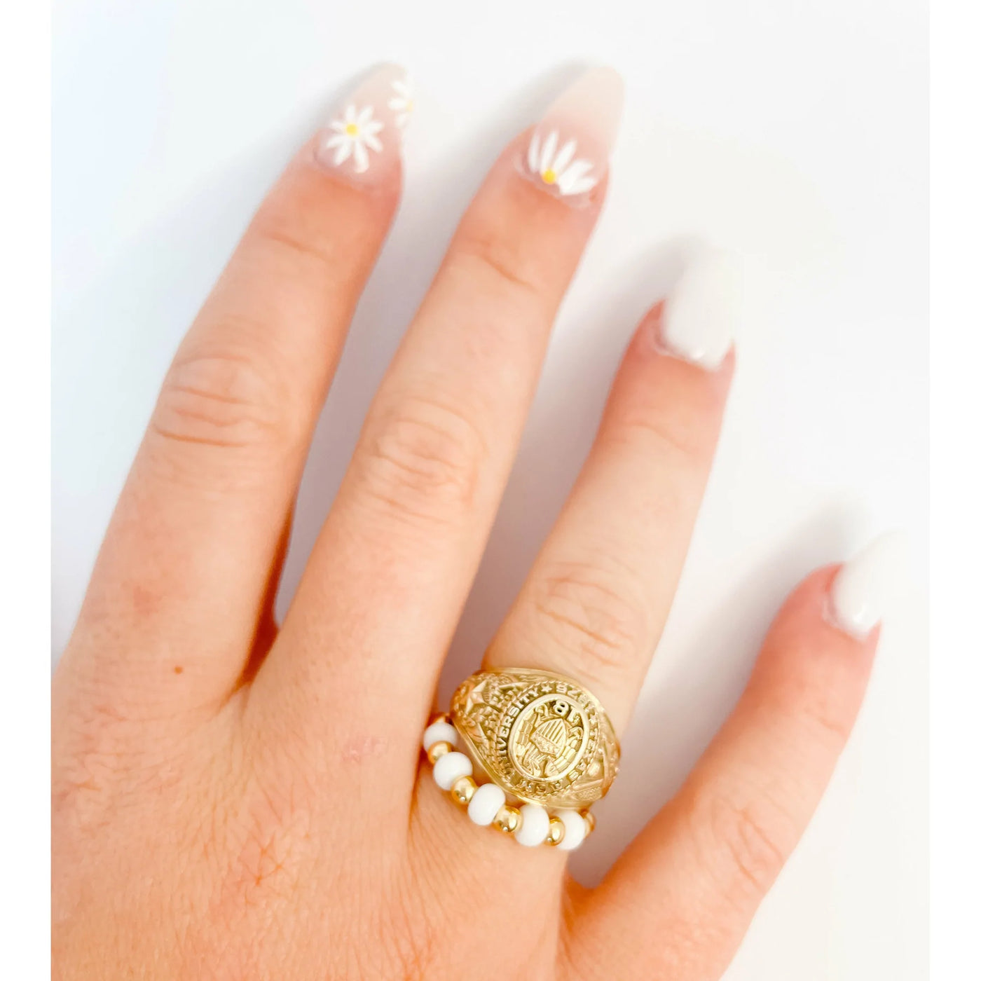 Beaded Blondes Stella Ring 3MM