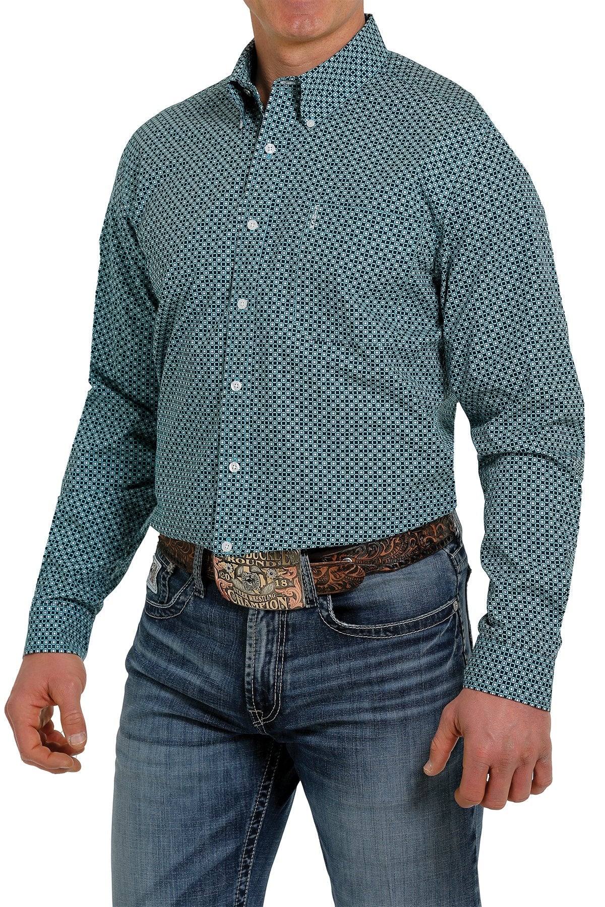 MTW1347046 Modern Fit Cinch Long Sleeve Shirt