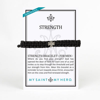 Strength Bracelet Slate by My Saint My Hero